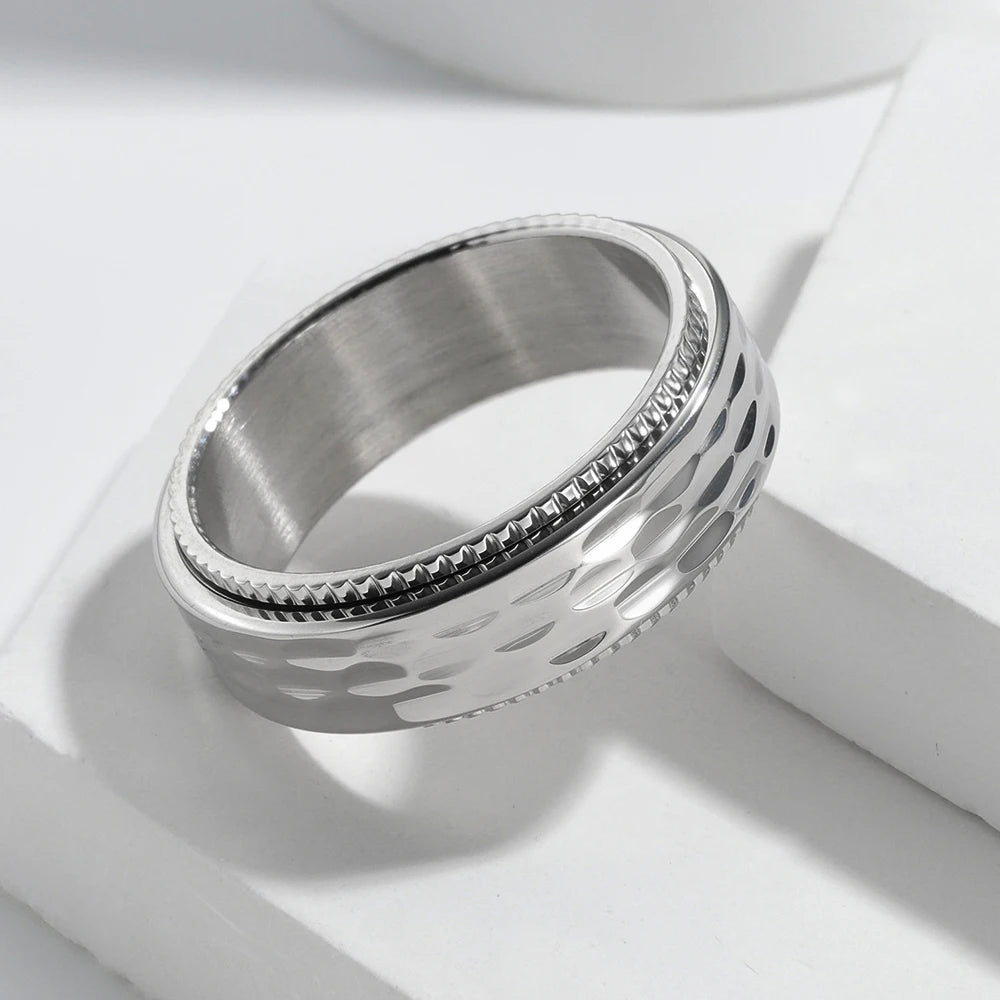 Bague rotative ondulée