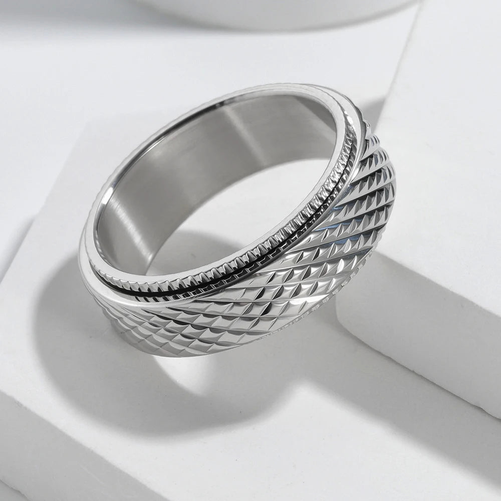 Bague rotative décoré