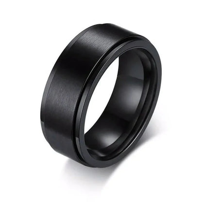 Bague rotative acier noirs
